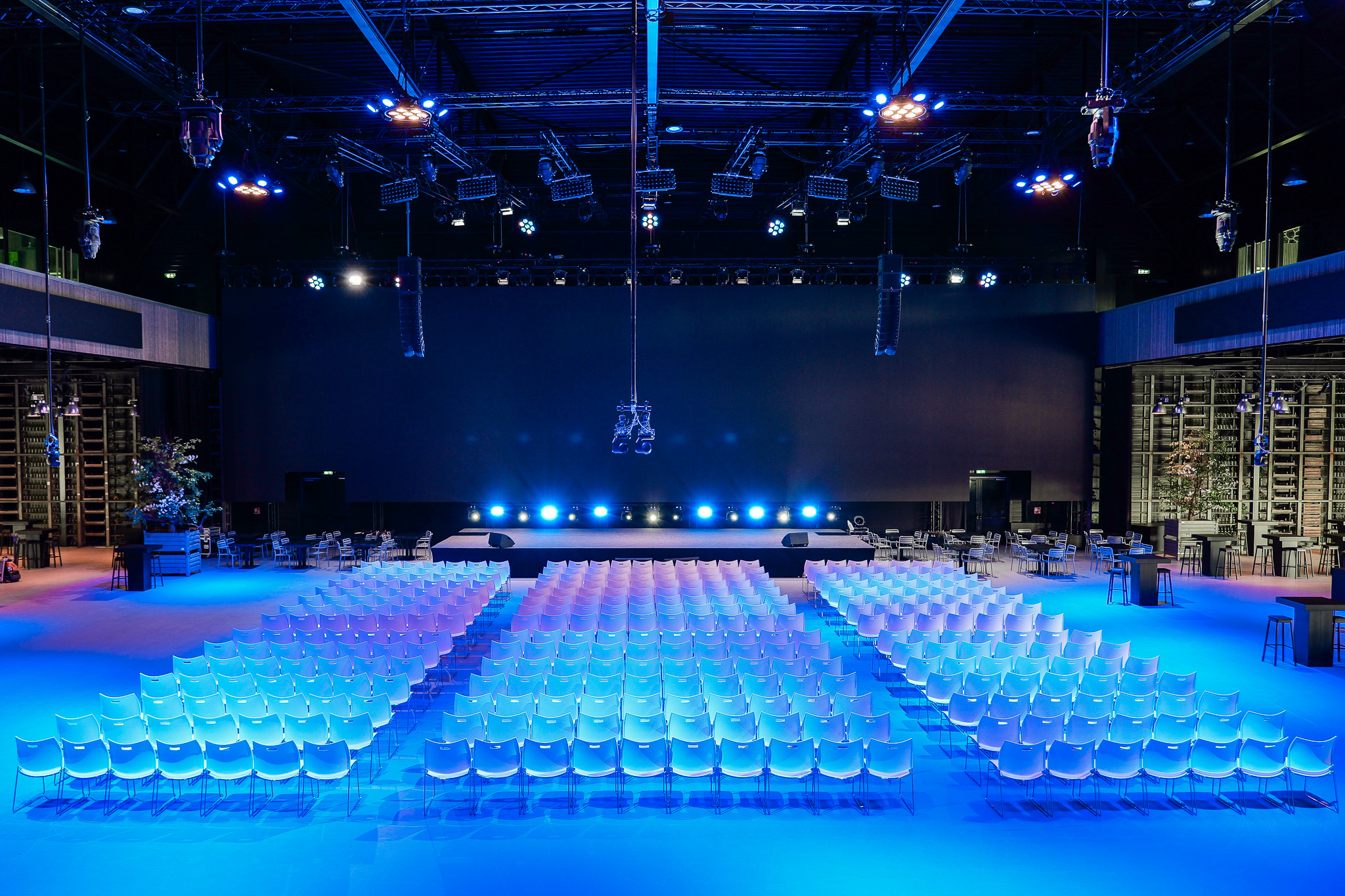 De evenementenhal van de Midden Nederland Hallen